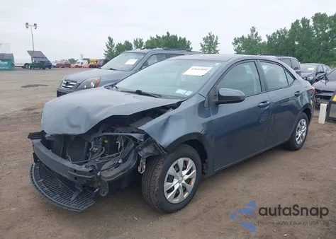2014 Toyota Corolla L z USA, uszkodzony, nr VIN 2T1BURHE5EC027497